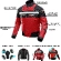 Мотоциклетная куртка унисекс Borleni непромокаемая ветрозащитная с защитой для скутера, велоспорта и туризма Красный