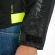 Motorcycle Jacket In Dainese Fabric SAETTA D-DRY Black Yellow Fluo
