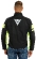Motorcycle Jacket In Dainese Fabric SAETTA D-DRY Black Yellow Fluo