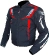 Berik 2.0 NJ-183330 Technical Fabric Motorcycle Jacket Black Red Fluo
