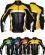 Кожаная мотоциклетная куртка German Wear Желтый