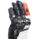 Women's Motorcycle Gloves in Dainese CARBON 4 LONG LADY Leather Black White Red Fluo