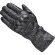 Touch leather glove long Black