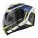 Nolan N60.6 Lancer Helmet White Yellow Blue Синий