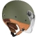 Mt Helmets VIALE SV S SOLID A6 Matt Green Motorcycle Jet Helmet