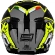 Helmet Moto Integral Fiber Origin ST Race Black Fluorescent Yellow