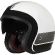 Motorcycle Мотошлем Jet Custom Origin SPRINT RECORD Black Glossy White