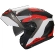 Modular Motorcycle Helmet P / J CGM 507a PINCERS RACE Black Red Matt