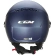 CGM 167A FLO MONO Jet Motorcycle Helmet Matt Blue - Shaped Visor