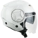 Motorcycle Helmet Jet Double Visor CGM 129A ILLINOIS Mono White