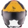 Mt Helmets VIALE SV S BETA D3 Matt Yellow Motorcycle Jet Helmet