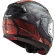 Full Face Motorcycle Helmet Ls2 FF353 RAPID Xtreet Matt Black Red