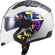 Motorcycle Helmet Jet Ls2 OF600 COPTER Crispy White Yellow Fluo