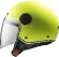 Motorcycle Helmet Jet Ls2 OF558 SPHERE LUX Solid Yellow Fluo + Smoked visor