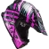 Ls2 Mx437 Fast Evo Verve Helmet Black Pink Fluo Розовый