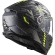 Full Face Motorcycle Helmet In HPFC Ls2 FF811 VECTOR II TechBot Matt Titanium Yellow Fluo