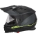 Integral Motorcycle Helmet in Fiber Off Road Acerbis Reactive 2206 Black Gray