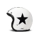 Dmd Jet Vintage Star Helmet White Белый