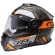 Oneal D-SRS Helmet SQUARE Full Face Motorcycle Helmet Black Gray Orange