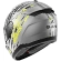 Shark RIDILL 2 ASSYA Full Face Motorcycle Helmet Silver Anthracite Yellow