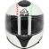 Acerbis KRAPON Integral Motorcycle Helmet White Black