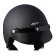 SKA-P 1FH Smarty Motorcycle Helmet Black Rubberized