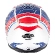 Integral Motorcycle Helmet Kappa KV-41 Dallas Simple Glossy White Red