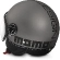 Moto Jet Momo Helmet Design Fighter EVO Titanium Frost Black Opal