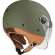 Moto Jet Helmet Mt Helmets STREET S Solid A6 Matt Green 22.06
