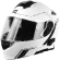Helmet Moto Modular Source Delta with Bluetooth Integrated Motion White