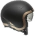 Motorcycle Helmet Jet Custom Premier ROCKER LN 19 BM Black Gold Matt