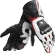 Dainese STEEL-PRO Racing Leather мотоперчатки Black White Red