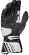Spidi CARBO 7 Racing Leather Motorcycle Gloves Black White