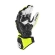 Berik G-195109-BK Leather Motorcycle Gloves Black Yellow Fluo White