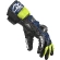 Berik 2.0 Racing Leather Motorcycle Gloves 195102 Black Blue Yellow Fluo