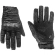 Pando Moto Onyx Leather Gloves Black Черный