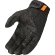 ICON Motorcycle Gloves In Leather and AIRFORM BLACK Fabric
