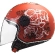 Jet Moto Helmet Ls2 OF558 SPHERE LUX Skater Matt Red