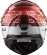 Integral Motorcycle Helmet LS2 FF320 Stream Evo KUB Black Red