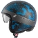 Motorcycle Helmet Jet Premier VINTAGE DX 12 BM Gray Blue Matt