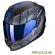 SCORPION EXO-520 Evo Air Maha Full Face Helmet Matt Black / Blue