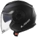 LS2 Verso Solid Open Face Helmet Черный