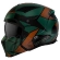 MT Helmets Streetfighter SV S P1R Convertible Helmet Glossy Green / Brown