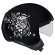 NEXX Y.10 Artville Open Face Helmet Черно-белый