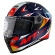 MT Helmets Revenge II S Acosta Full Face Helmet Matt Black / Red / Orange