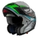 MT Helmets Atom SV Adventure A6 Modular Helmet Gloss Fluo Green
