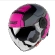 AXXIS OF509 SV Raven SV Milano B8 Open Face Helmet matt pink