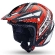 NAU N400 Overall Trial Open Face Helmet Красно-черный