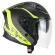 CGM 127G Deep Race Open Face Helmet Matt Graphite / Fluo Yellow