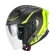 CGM 127G Deep Race Open Face Helmet Matt Graphite / Fluo Yellow